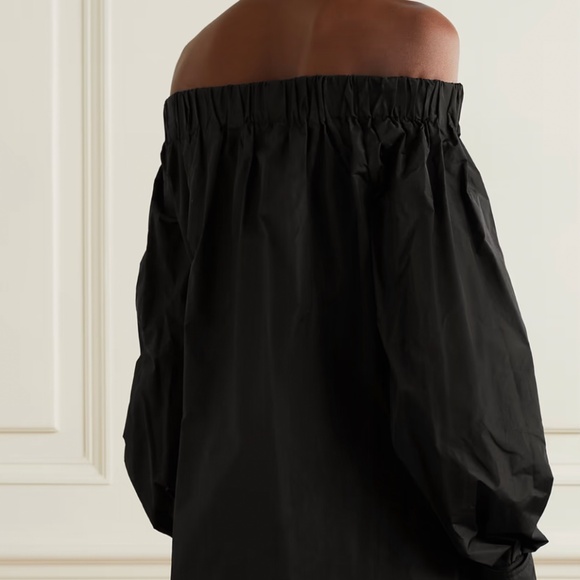 NEW!!๐๐ ๐NWT! MAX MARA Losanna off-the-shoulder taffeta blouse ๐ ๐๐  - Picture 6 of 14